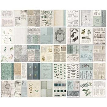 49 and Market COLOR SWATCH EUCALYPTUS Collage Sheets CSE-39951 Frames