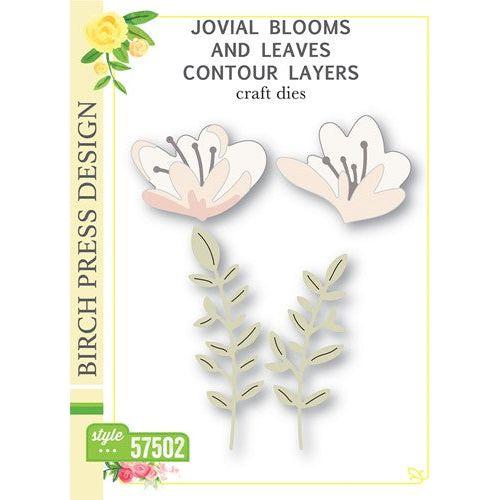 Birch Press Design Jovial Blooms And Leaves Contour Layers Dies 57502