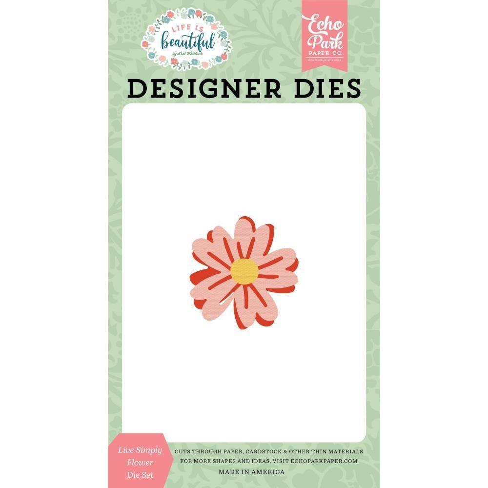 Echo Park LIVE SIMPLY FLOWER Die Set lib309041