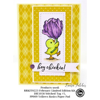 Impression Obsession Yellows Basics 1 6x6 inch Paper Pad PP009 Argyle