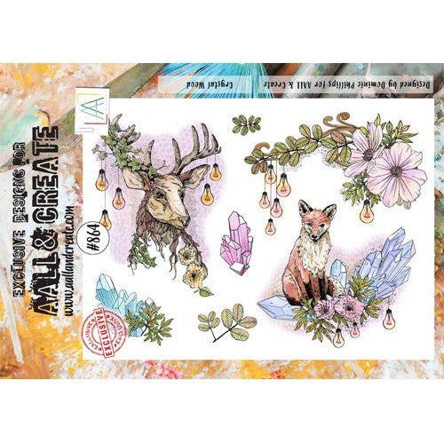 AALL & Create Crystal Woods A4 Clear Stamps aall864