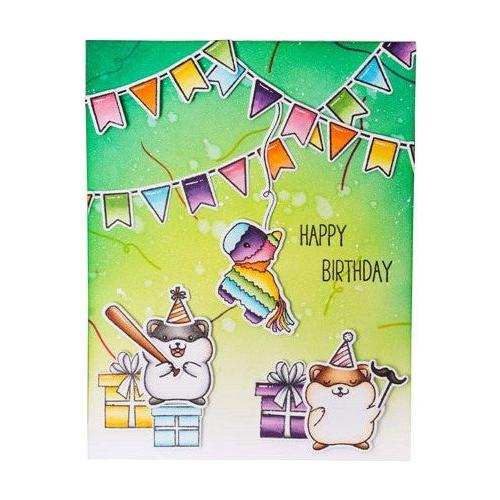 Studio Light Tea Party Sweet Stories Stamp and Die Set slssscd56 birthday