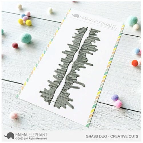 Mama Elephant Grass Duo Creative Cuts Steel Dies