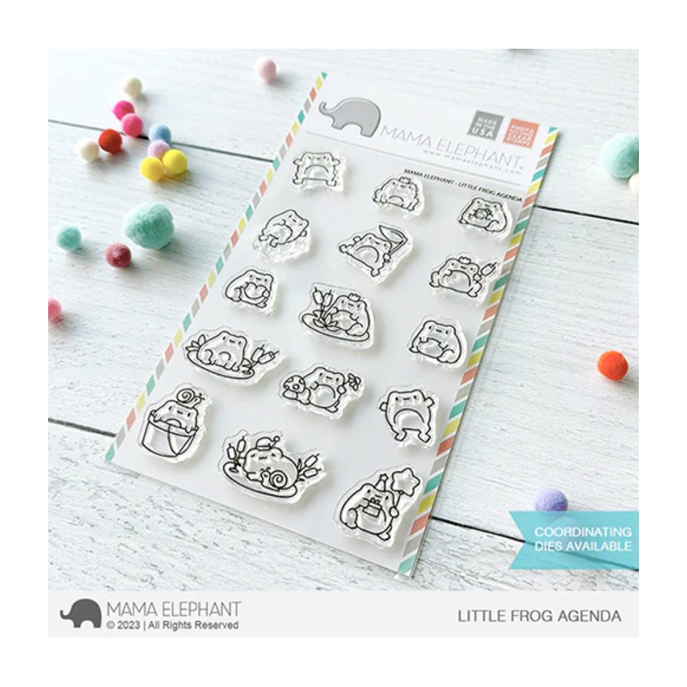 Mama Elephant Clear Stamps Little Frog Agenda