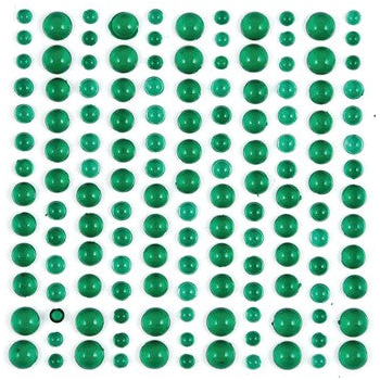 Craft Consortium The Essential Embellishments Green Adhesive Dewdrops CEDROP006 Green