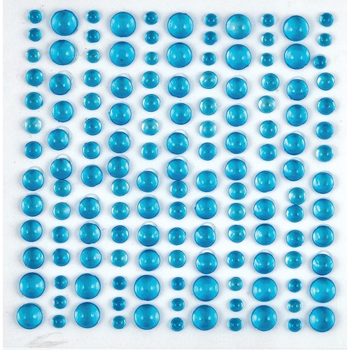 Craft Consortium The Essential Embellishments Blue Adhesive Dewdrops CEDROP005 Blue