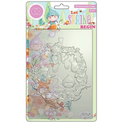 Craft Consortium Let Spring Begin Embossing Folder CCEMBS003