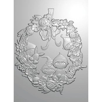 Craft Consortium Let Spring Begin Embossing Folder CCEMBS003 Wreath