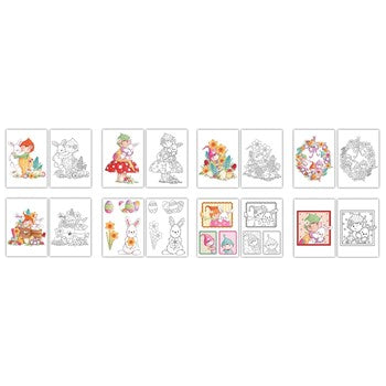 Craft Consortium Let Spring Begin A6 Premium Marker Paper Pad CCPPAD041D Coloring