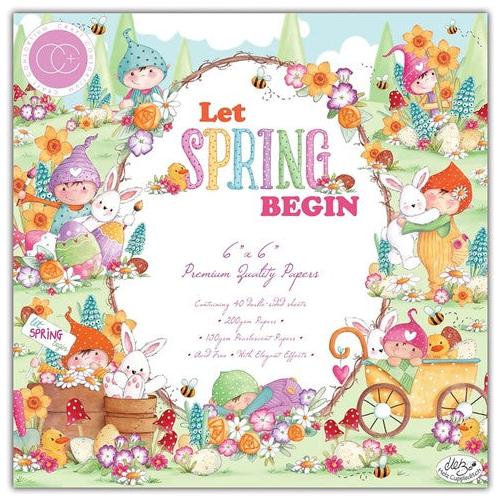 Craft Consortium Let Spring Begin 6 x 6 Paper Pad CCPPAD041B