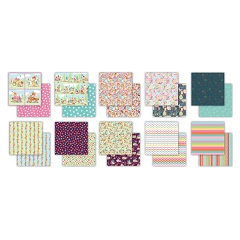 Craft Consortium Let Spring Begin 6 x 6 Paper Pad CCPPAD041B Stripes