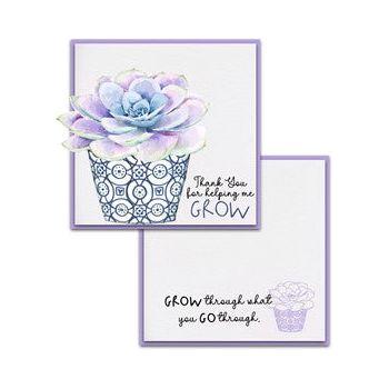 Colorado Craft Company Kris Lauren Ready Set Grow Clear Stamps KL752 blooms