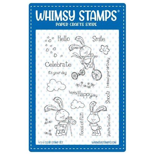 Whimsy Stamps Happy Happy Day Clear Stamps CWSD184a