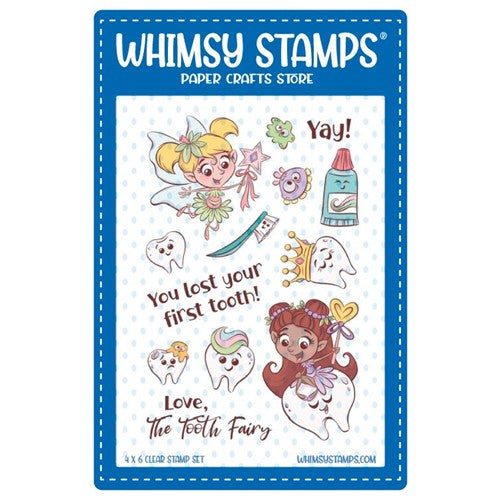 Whimsy Stamps Tooth Fairy Clear Stamps KHB167a