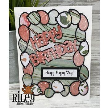 Riley And Company Cut Ups Balloon Borders Dies RD558 balloons