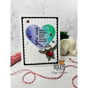 Riley and Company Funny Bones You Are Cling Rubber Stamp RWD-1108 heart