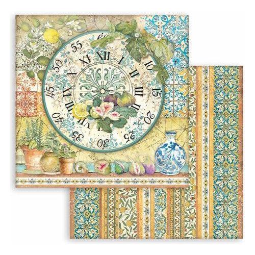 Stamperia Blue Dream 8x8 Paper Pad sbbs75 sundial