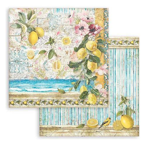 Stamperia Blue Dream 8x8 Paper Pad sbbs75 lemons