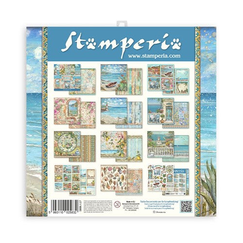 Prima Capri Beach 30 Pgs 12x12 Scrapbook Paper Pad - TH Decor