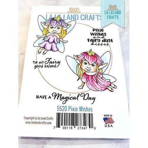 La-la Land Crafts Cling Stamps Pixie Wishes 5520