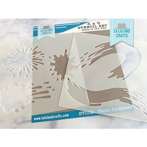 La-La Land Crafts Paint Splatters Stencils ST032