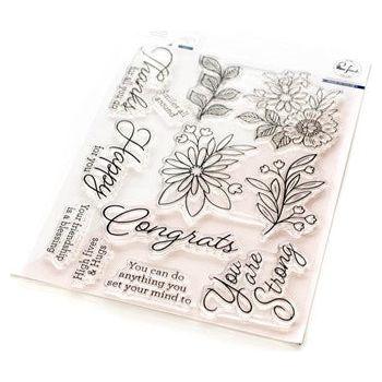 PinkFresh Studio Happy For You Clear Stamp Set 194723