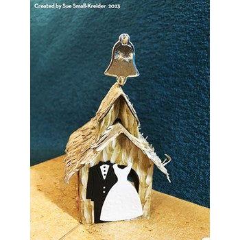 Karen Burniston Beach Bar Tiny House Add-Ons Dies 1231 bride and groom