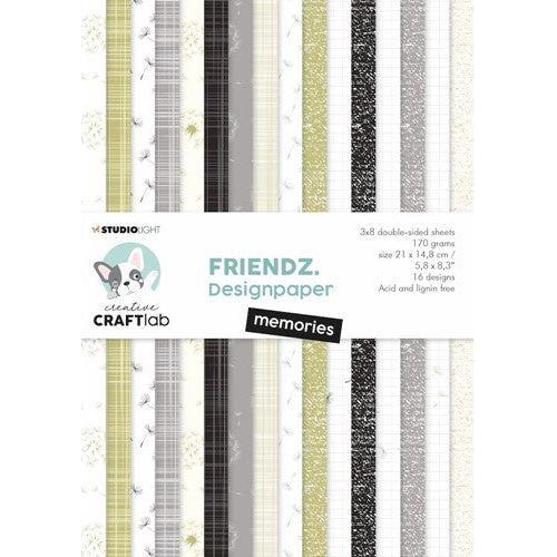 Studio Light Memories Friendz Paper Pad cclfrpp82