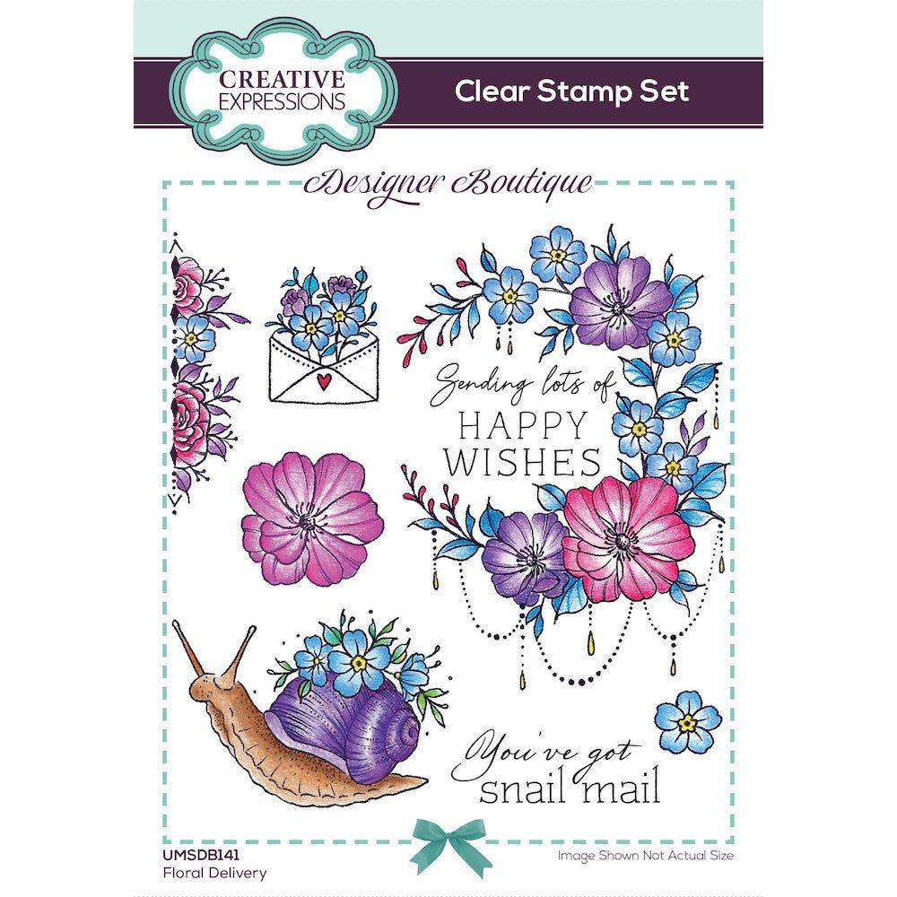 Creative Expressions Floral Delivery Stamps umsdb141