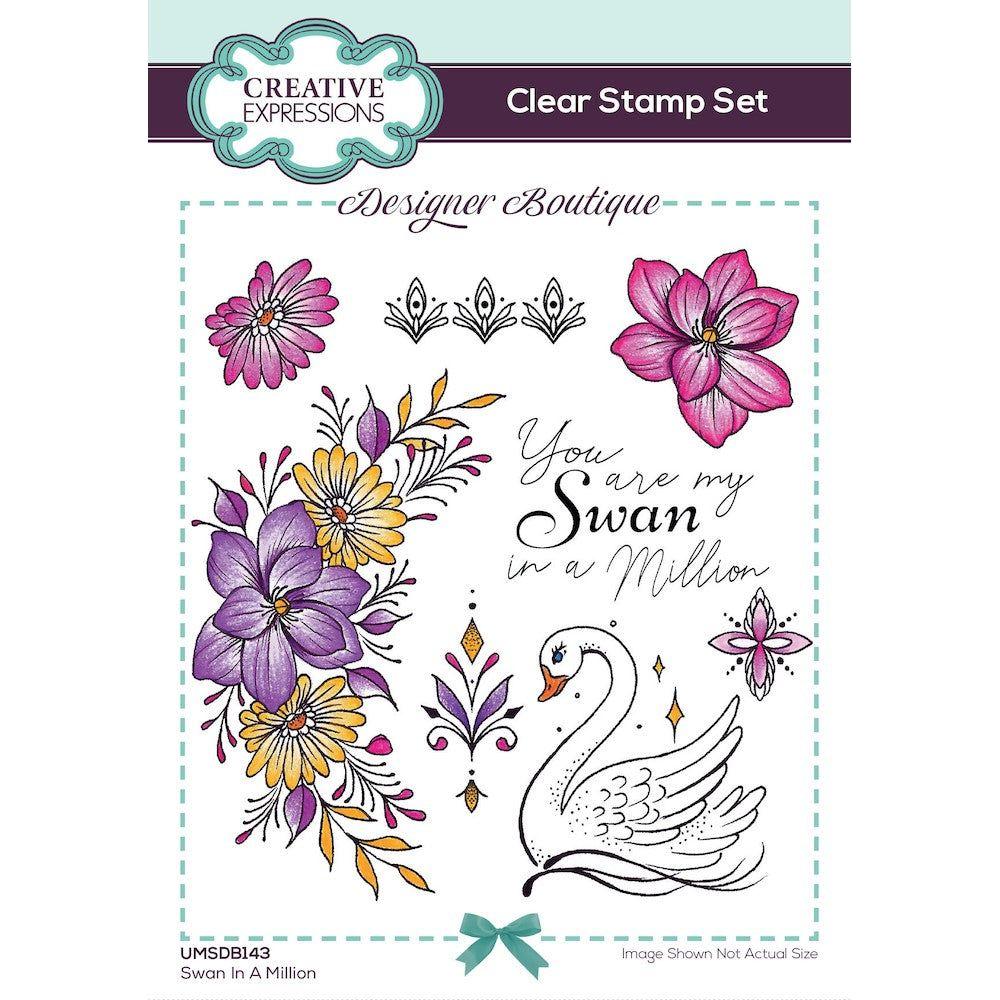 Creative Expressions Swan In A Million Stamps umsdb143