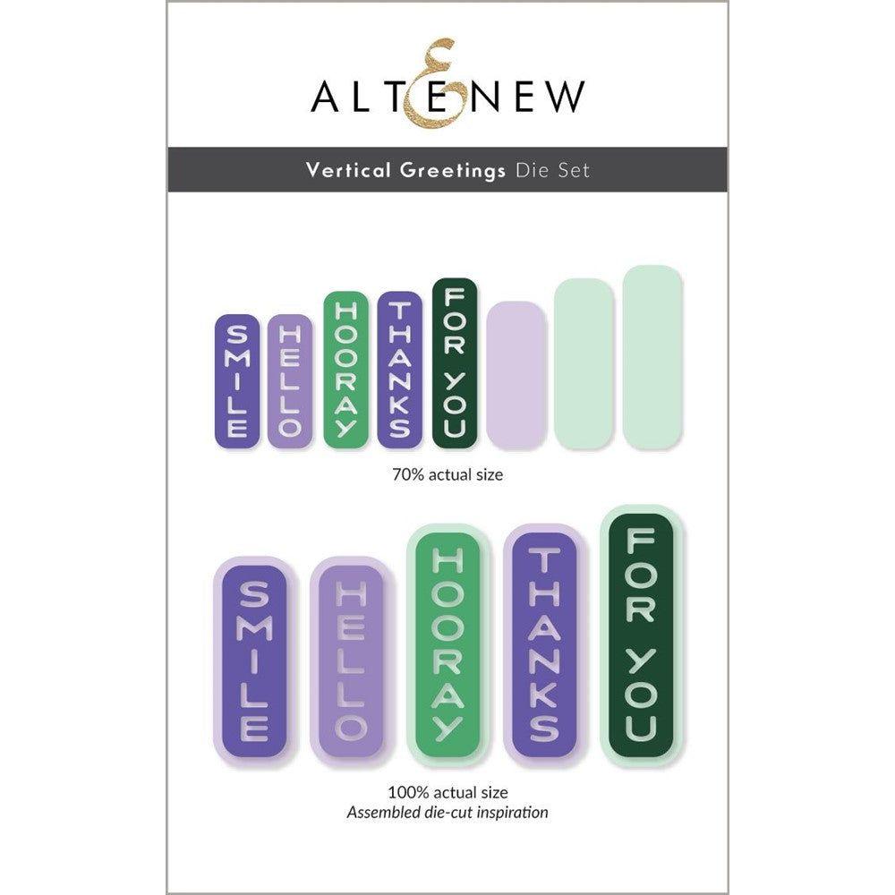 Altenew Vertical Greetings Dies ALT7652