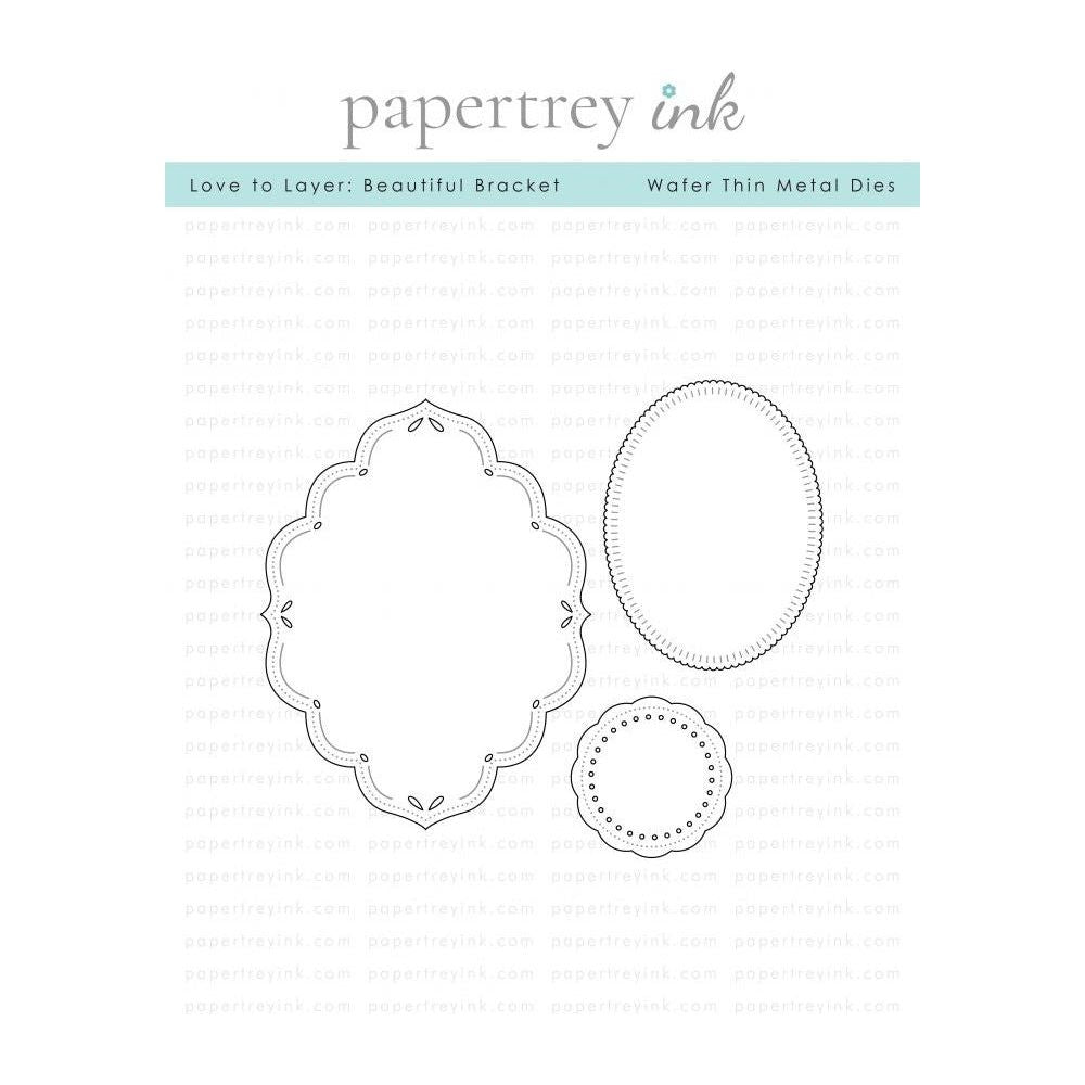 Papertrey Ink Love to Layer Beautiful Brackets Dies PTI-0570