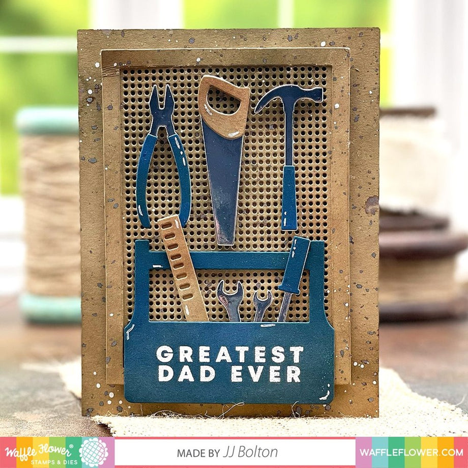 Handmade Happy Father's Day, Happy Birthday Toolbox Gift Card Holder