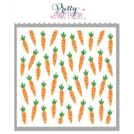 Pretty Pink Posh Layered Carrots Stencils Carrots