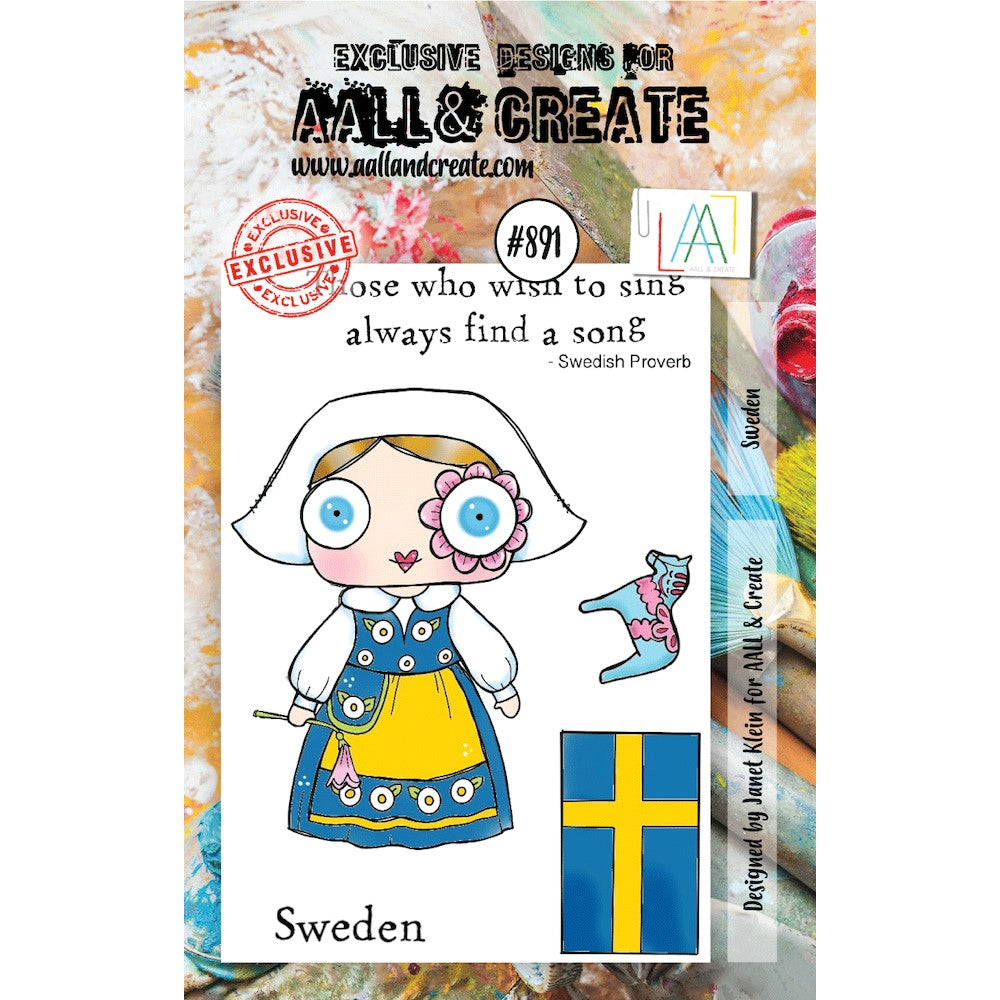 AALL & Create Sweden A7 Clear Stamps aall891