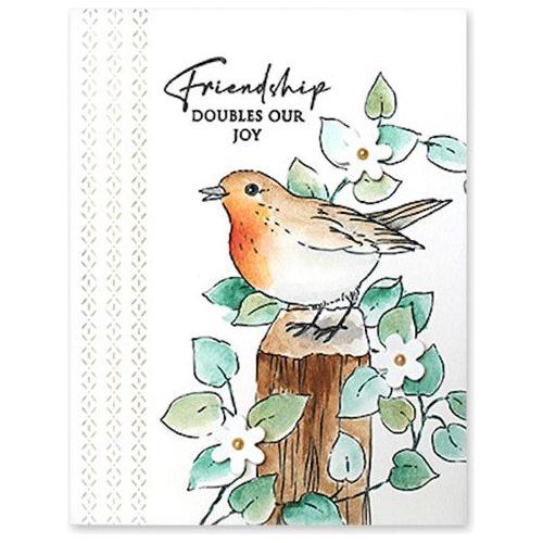 Penny Black Cling Stamp Chirping 40-899 friendship