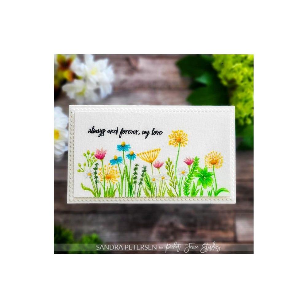 Picket Fence Studios Plant Happy Thoughts Clear Stamps f174 Nature