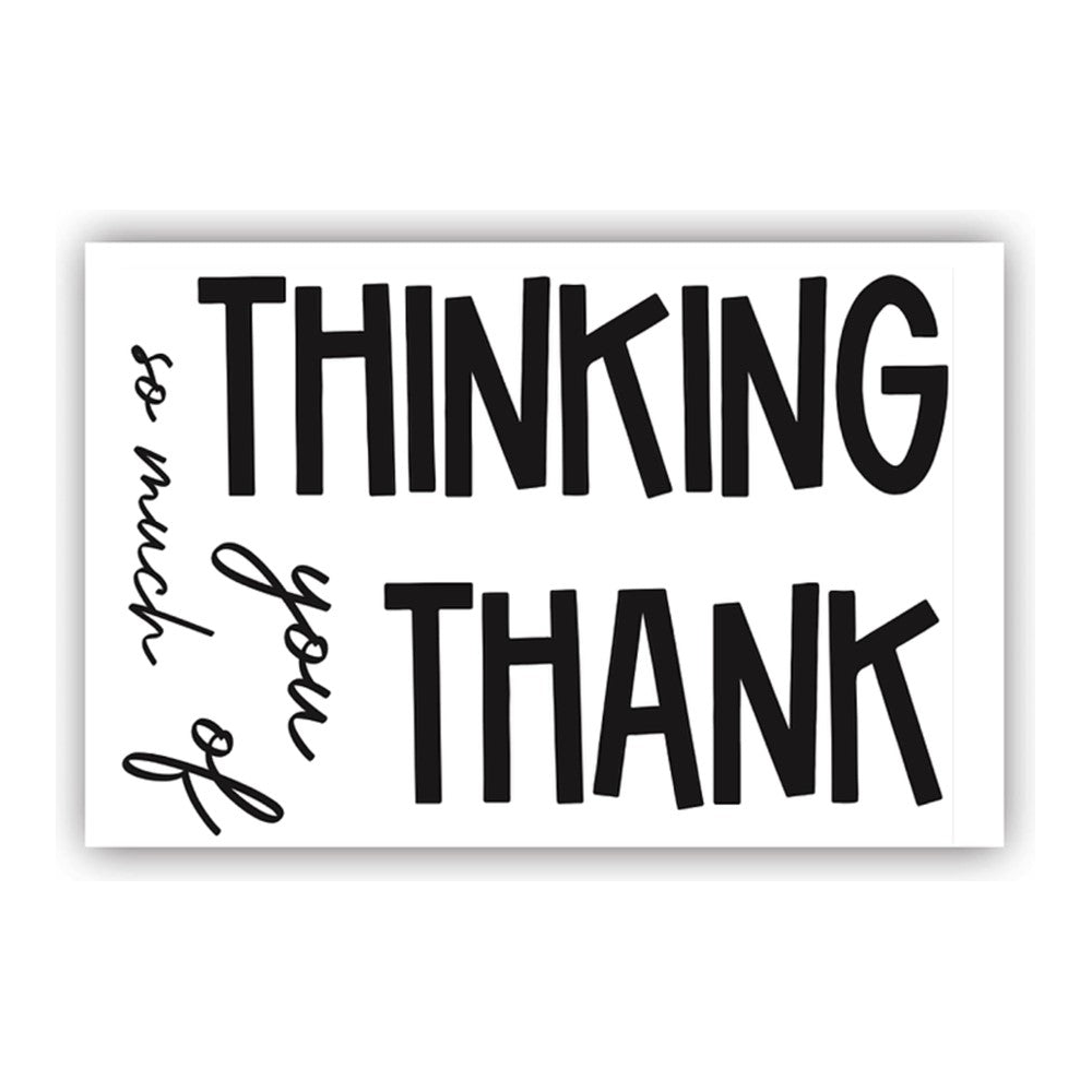 Julie Hickey Designs Thinking Thank and More Clear Stamps JHE1037