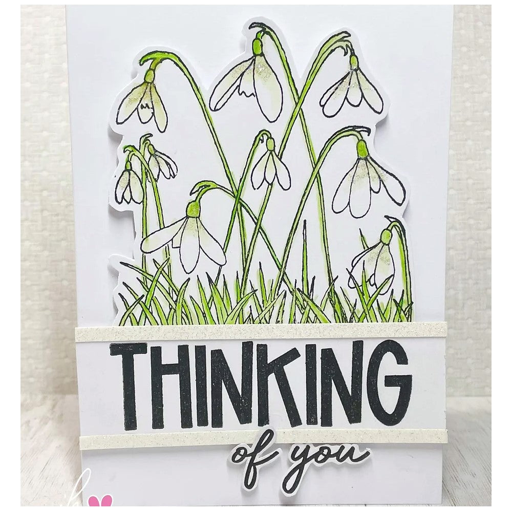 Julie Hickey Designs Thinking Thank and More Clear Stamps JHE1037 grass