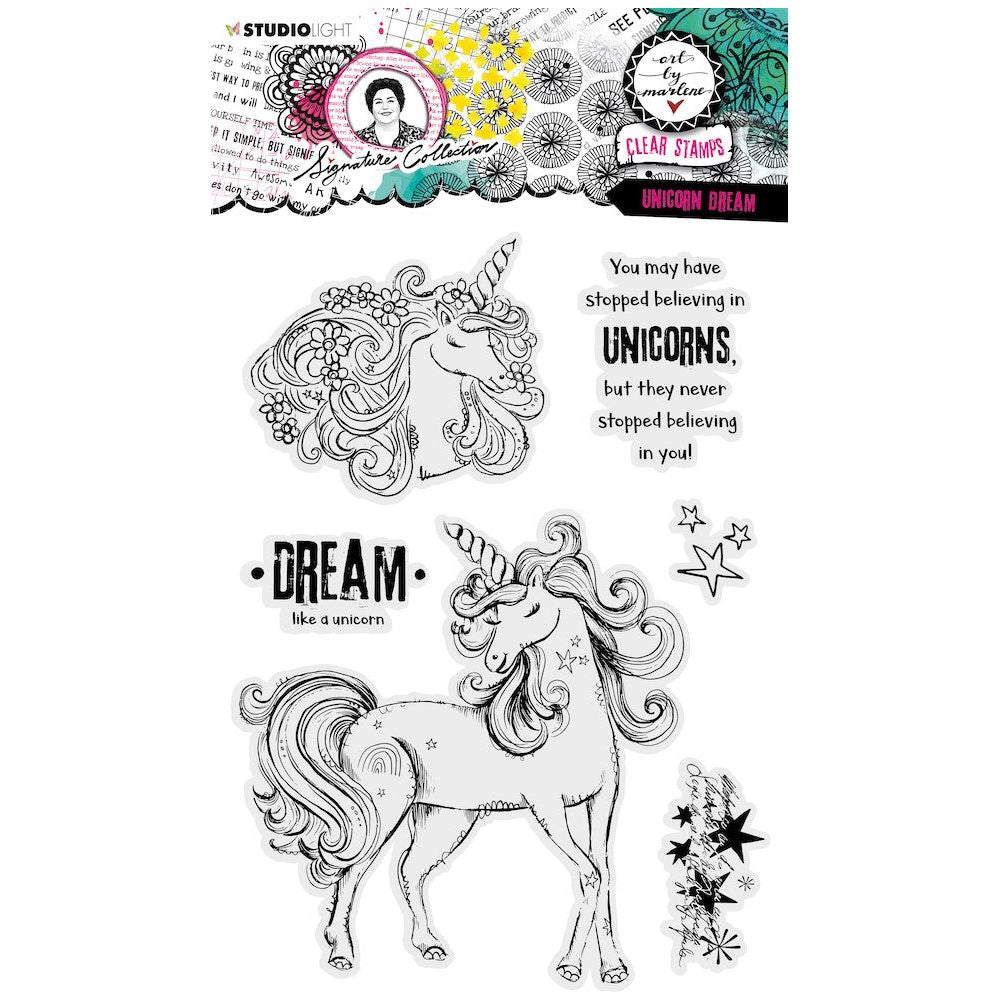 Studio Light Unicorn Dream ABM Signature Clear Stamps abmsistamp404