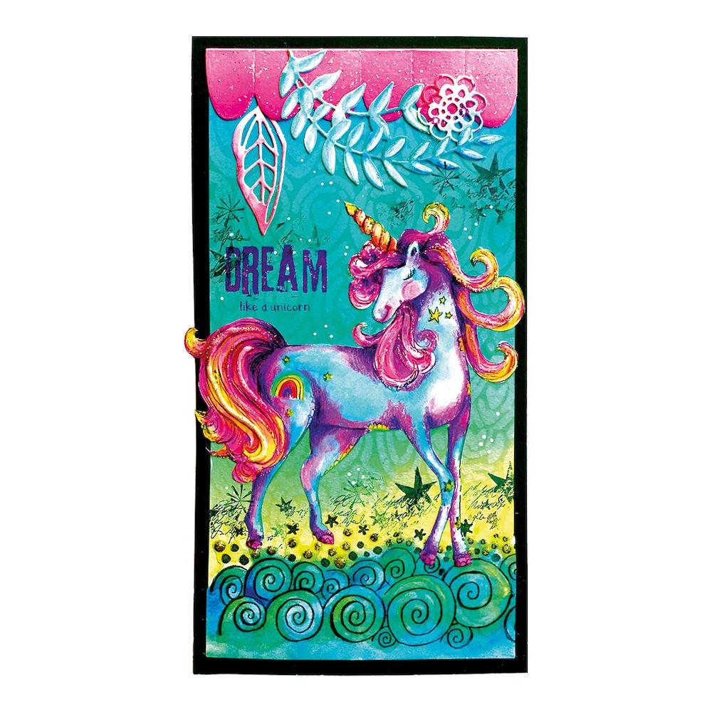 Studio Light Unicorn Dream ABM Signature Clear Stamps abmsistamp404 dream