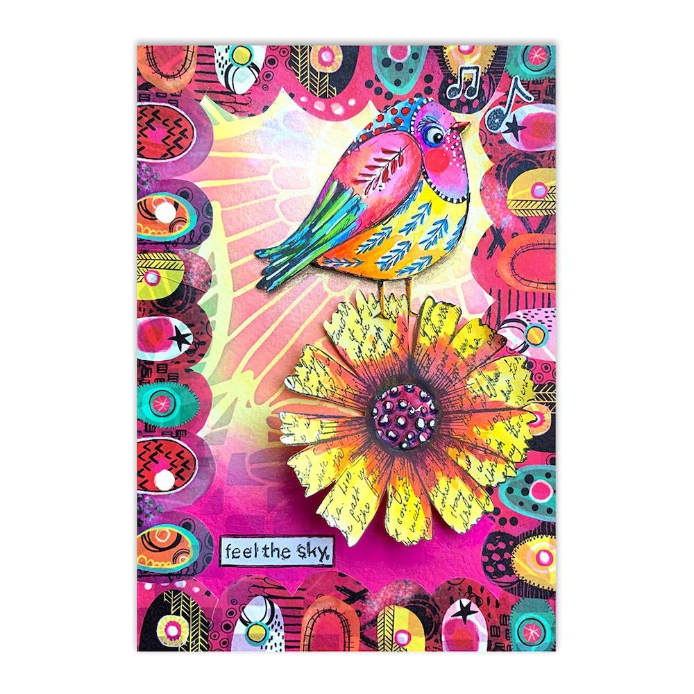 Studio Light Fabulous Florals ABM Signature Paper Elements abmsipe01 bird