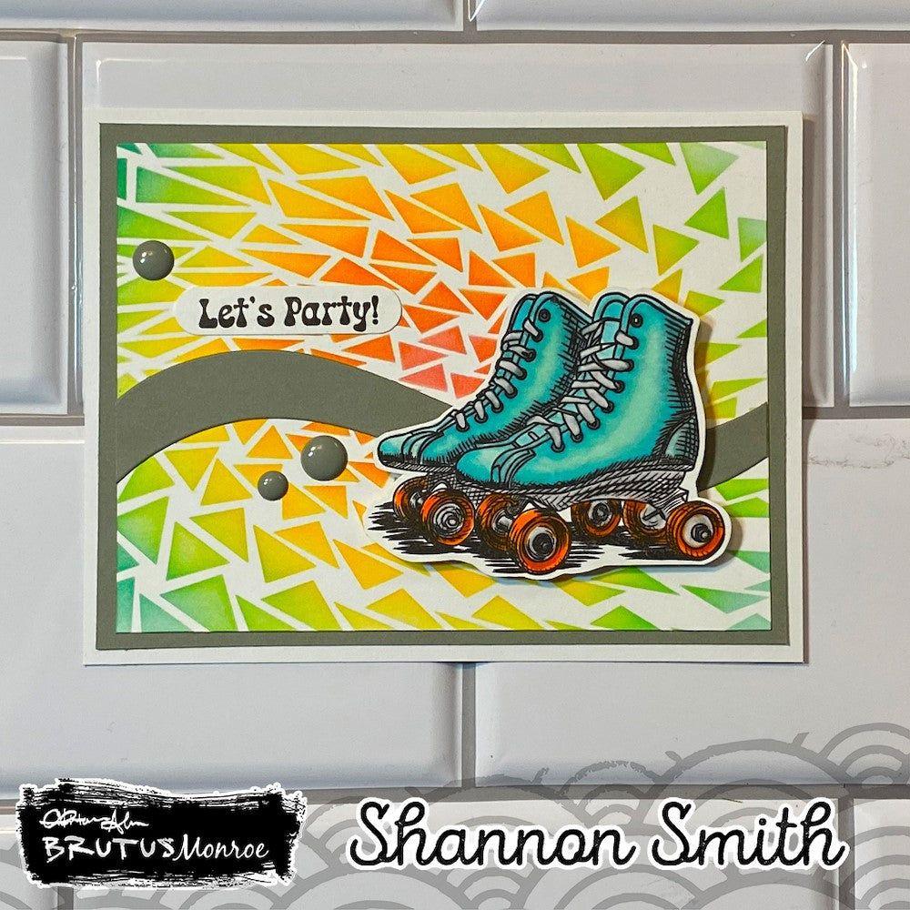 Brutus Monroe Roll With It Clear Stamp Set bru2870 let's party