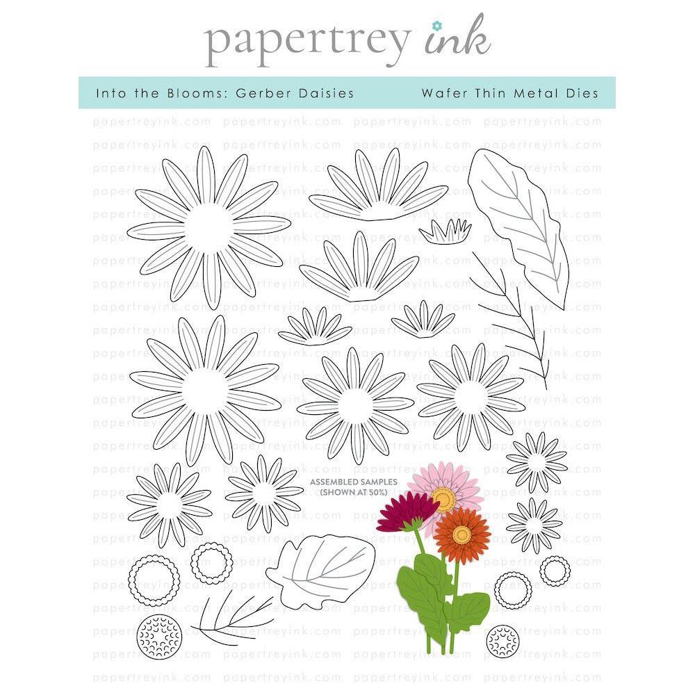 Papertrey Ink Into the Blooms Gerber Daisies Dies PTI-0583