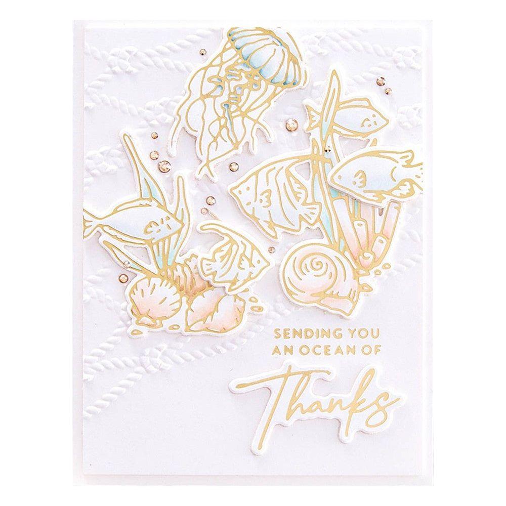 GLP-374 Spellbinders Under the Sea Glimmer Hot Foil Plate and Die Set thanks