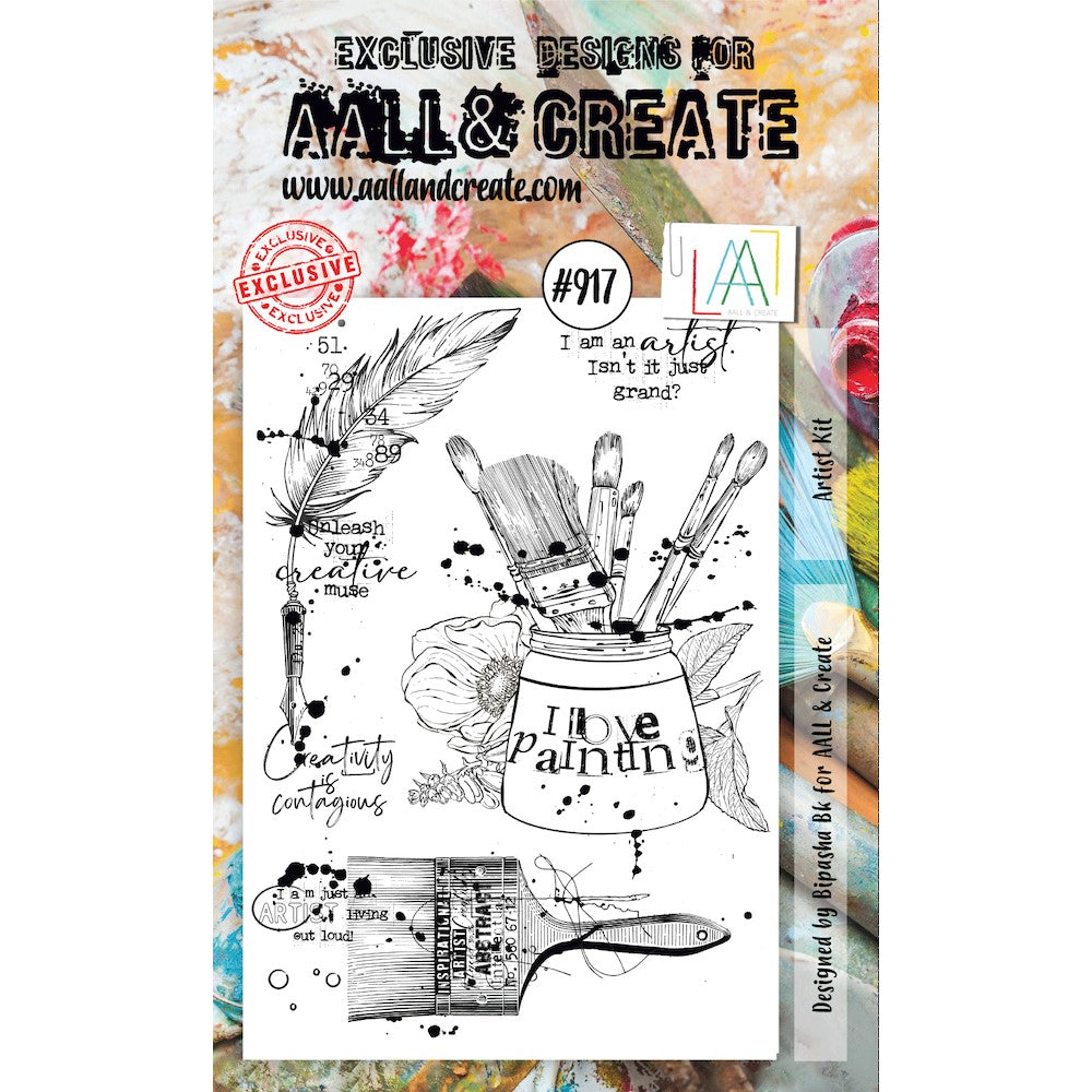 AALL & Create Artist Kit A6 Clear Stamps aall917