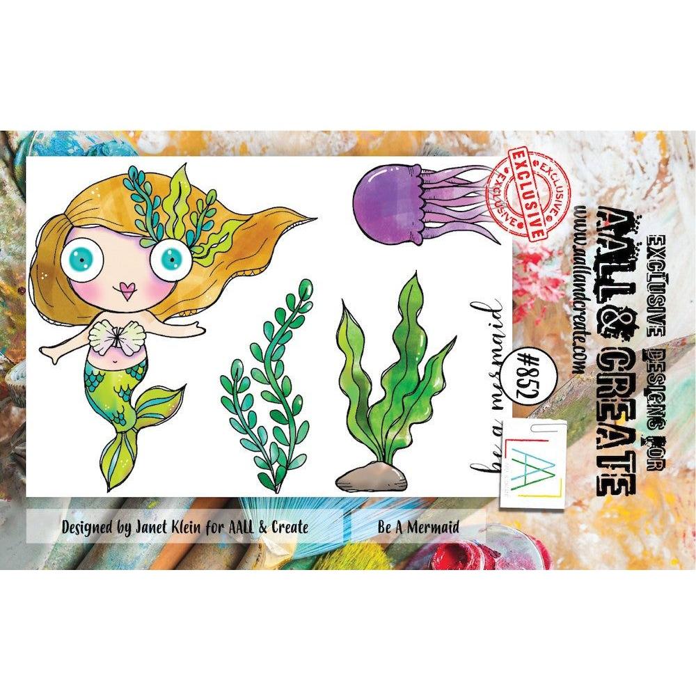 AALL & Create Be A Mermaid A7 Clear Stamps aall852