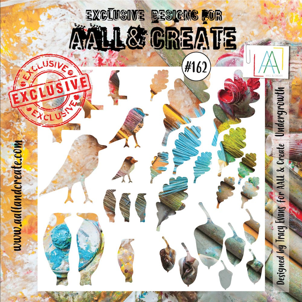 AALL & Create Undergrowth 6x6 Stencil aal162