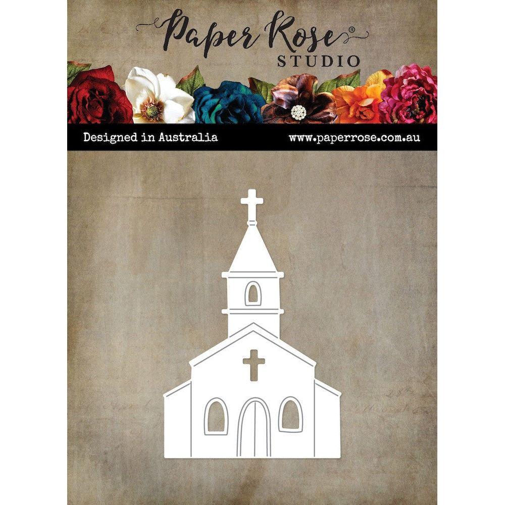 Paper Rose Church Die 29671