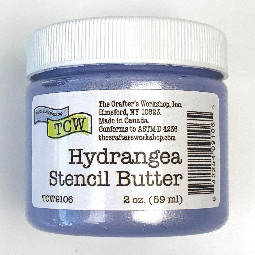 The Crafter's Workshop Hydrangea Stencil Butter tcw9106